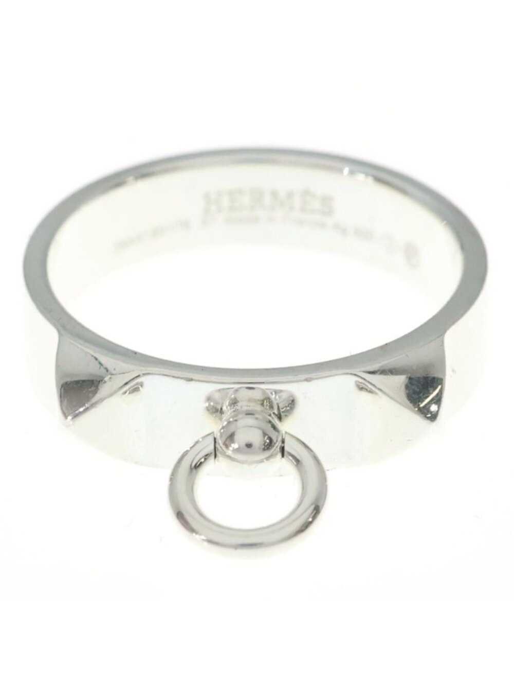Hermes Collier de Chien Ring PM Silver